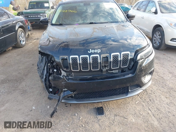 2020 Jeep Cherokee Limited with VIN 1C4PJMDX4LD575922, listed as a IAAI auction lot 41887410 with 23,384 mi miles and . Bid and sale history available at DreamBid. Image 6.