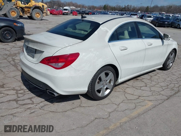 2015 Mercedes-Benz CLA 250 with VIN WDDSJ4EB0FN176541, listed as a IAAI auction lot 41870633 with 105,977 mi miles and . Bid and sale history available at DreamBid. Image 4.