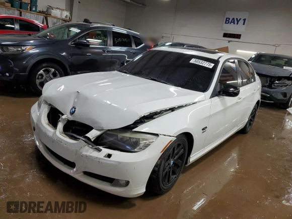 2011 BMW 3 Series 328i xDrive with VIN WBAPK5C58BF123443, listed as a Copart auction lot 50532775 with 125,236 mi miles and Salvage Title. Bid and sale history available at carsss.com. Image 1.