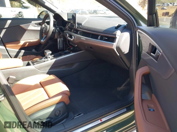 2023 Audi A4 S line Premium Plus with VIN WAUEAAF48PN022647, listed as a IAAI auction lot 41675764 with 19,522 mi miles and . Bid and sale history available at DreamBid. Image 5.