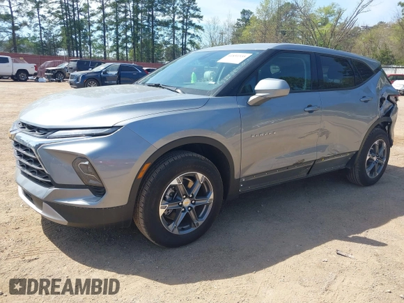 2025 Chevrolet Blazer LT with VIN 3GNKBHR48SS144860, listed as a IAAI auction lot 41851535 with 6,886 mi miles and . Bid and sale history available at DreamBid. Image 17.