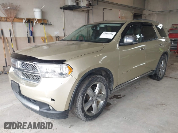 2011 Dodge Durango Citadel with VIN 1D4SE5GT3BC695795, listed as a IAAI auction lot 42105921 with 259,490 mi miles and . Bid and sale history available at DreamBid. Image 6.