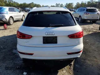 2015 Audi Q3 Premium Plus with VIN WA1BFCFS7FR014199, listed as a Copart auction lot 81987154 with 62,071 mi miles and Salvage title. Bid and sale history available at DreamBid. Image 6.