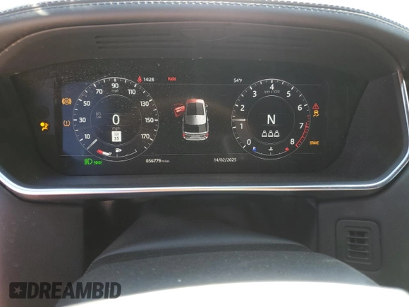 2020 Land Rover Range Rover Autobiography with VIN SALGV5SE9LA567952, listed as a Copart auction lot 44683925 with 56,779 mi miles and Clean title. Bid and sale history available at DreamBid. Image 9.