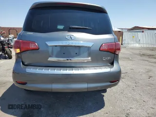 2017 Infiniti QX80 with VIN JN8AZ2NE4H9155253, listed as a Copart auction lot 61476684 with 116,579 mi miles and Salvage Title. Bid and sale history available at carsss.com. Image 6.