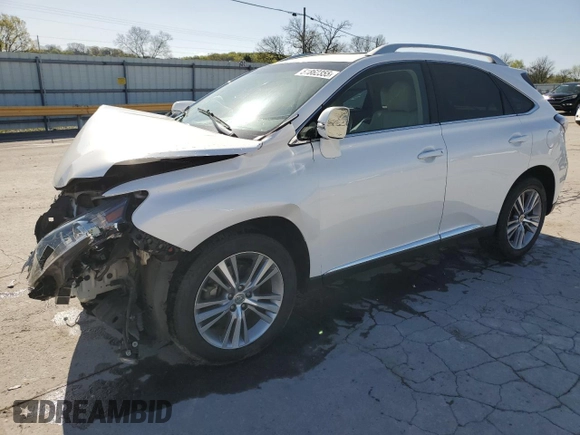 2015 Lexus RX 350 with VIN 2T2ZK1BA8FC197278, listed as a Copart auction lot 51862355 with 104,440 mi miles and Salvage Title. Bid and sale history available at carsss.com. Image 1.