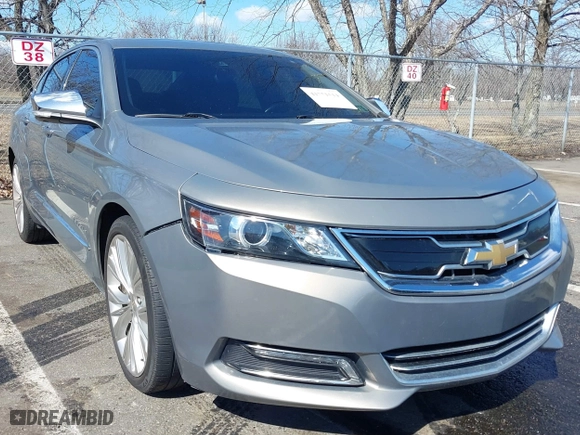 2018 Chevrolet Impala Premier with VIN 2G1125S30J9151830, listed as a IAAI auction lot 41751514 with 89,180 mi miles. Bid and sale history available at carsss.com. Image 1.