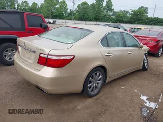2007 Lexus LS 460 with VIN JTHBL46F775033849, listed as a IAAI auction lot 42426122 with 255,911 mi miles and . Bid and sale history available at DreamBid. Image 4.