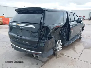2024 Chevrolet Suburban Premier with VIN 1GNSCFKD9RR214598, listed as a IAAI auction lot 42201922 with 38,567 mi miles and . Bid and sale history available at DreamBid. Image 4.