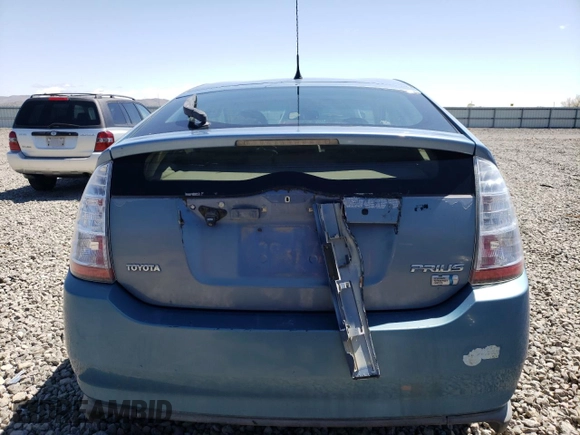 2006 Toyota Prius with VIN JTDKB20U667522231, listed as a Copart auction lot 54166505 with 198,293 mi miles and Clean Title. Bid and sale history available at carsss.com. Image 6.