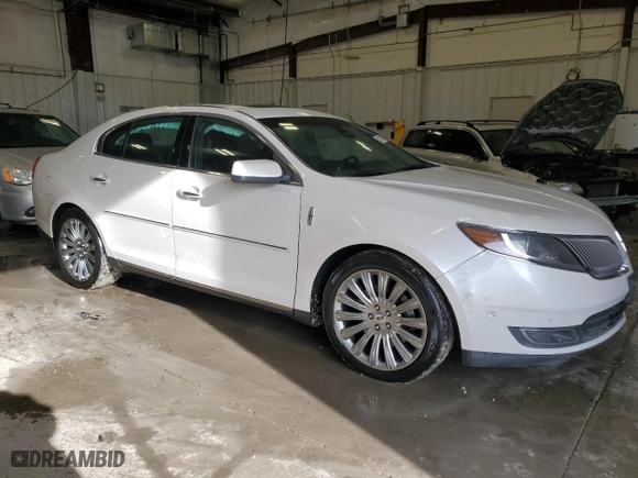 2014 Lincoln MKS with VIN 1LNHL9EK2EG605964, listed as a Copart auction lot 51810195 with 102,850 mi miles and Non Repairable. Bid and sale history available at carsss.com. Image 4.