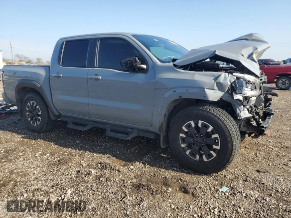 2022 Nissan Frontier Pro-X with VIN 1N6ED1EJ8NN609619, listed as a Copart auction lot 86608994 with 76,078 mi miles and Salvage title. Bid and sale history available at DreamBid. Image 4.