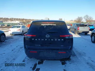 2024 Nissan Pathfinder S with VIN 5N1DR3AC1RC221213, listed as a IAAI auction lot 41213372 with 11,183 mi miles and . Bid and sale history available at DreamBid. Image 16.