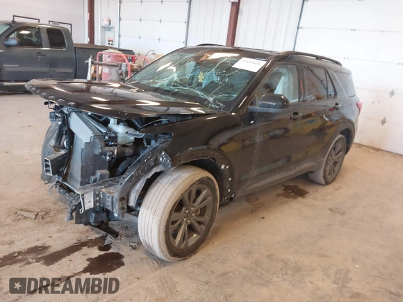 2022 Ford Explorer XLT with VIN 1FMSK8DH8NGB51521, listed as a IAAI auction lot 41683631 with 24,405 mi miles. Bid and sale history available at carsss.com. Image 17.