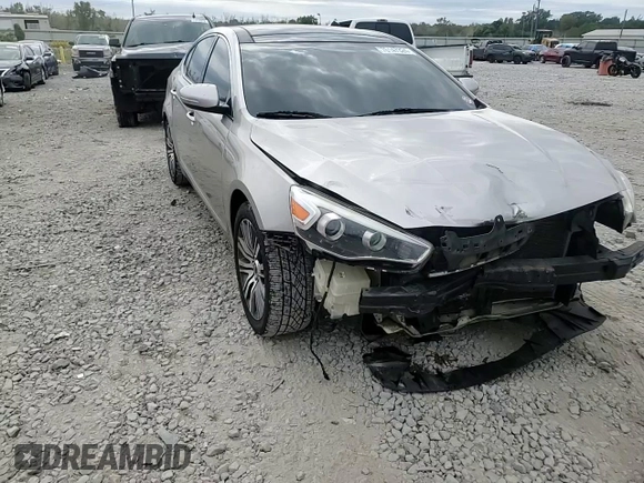 2015 Kia Cadenza Premium with VIN KNALN4D76F5185046, listed as a Copart auction lot 76147324 with 115,402 mi miles and Salvage Title. Bid and sale history available at carsss.com. Image 11.