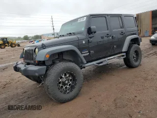 2013 Jeep Wrangler Unlimited Sport z VIN 1C4BJWDG3DL589761, wystawiony jako Copart lot #58857505 z przebiegiem 144 912 mil mil oraz Szkoda całkowita • Salvage title. Historia ofert i sprzedaży dostępna na DreamBid. Obrazek 1.