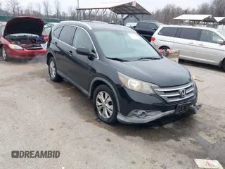 2014 Honda CR-V EX-L with VIN 2HKRM4H73EH662329, listed as a IAAI auction lot 41800191 with 212,800 mi miles. Bid and sale history available at carsss.com. Image 1.