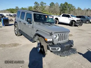 2022 Jeep Wrangler Unlimited Sahara с VIN 1C4HJXEG2NW115847, выставлен на аукционе Copart как лот 45678015 с пробегом Не указан миль и Списание • Salvage title. История ставок и продаж доступна на DreamBid. Изображение 11.