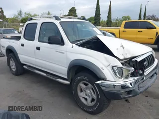 2003 Toyota Tacoma PreRunner with VIN 5TEGN92N03Z166956, listed as a IAAI auction lot 42126466 with 221,635 mi miles and . Bid and sale history available at DreamBid. Image 1.