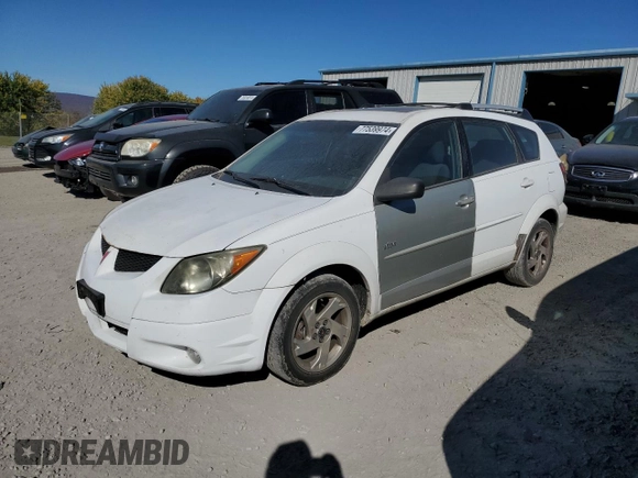2004 Pontiac Vibe with VIN 5Y2SL62894Z413624, listed as a Copart auction lot 77539974 with 216,442 mi miles and Salvage Title. Bid and sale history available at carsss.com. Image 1.