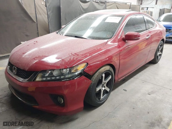 2013 Honda Accord Cpe EX-L with VIN 1HGCT2B84DA000944, listed as a IAAI auction lot 41671163 with NaN miles. Bid and sale history available at carsss.com. Image 2.