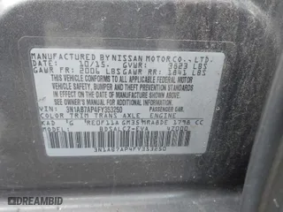 2015 Nissan Sentra SV with VIN 3N1AB7AP4FY353250, listed as a IAAI auction lot 41622285 with 141,228 mi miles. Bid and sale history available at carsss.com. Image 9.