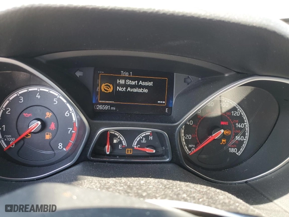 2017 Ford Focus ST with VIN 1FADP3L90HL347823, listed as a Copart auction lot 48368944 with 26,591 mi miles and Salvage Title. Bid and sale history available at carsss.com. Image 9.