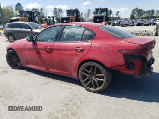 2019 Alfa Romeo Giulia z VIN ZARFAMANXK7620606, wystawiony jako Copart lot #50732025 z przebiegiem Nie podano mil oraz Szkody całkowita. Historia ofert i sprzedaży dostępna na DreamBid. Obrazek 2.