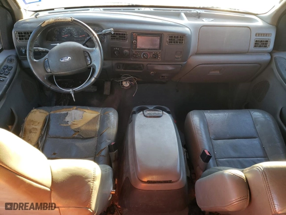 2003 Ford Super Duty F-250 XL with VIN 1FTNW21F23EB21526, listed as a Copart auction lot 72557364 with 0 mi miles and Salvage Title. Bid and sale history available at carsss.com. Image 8.