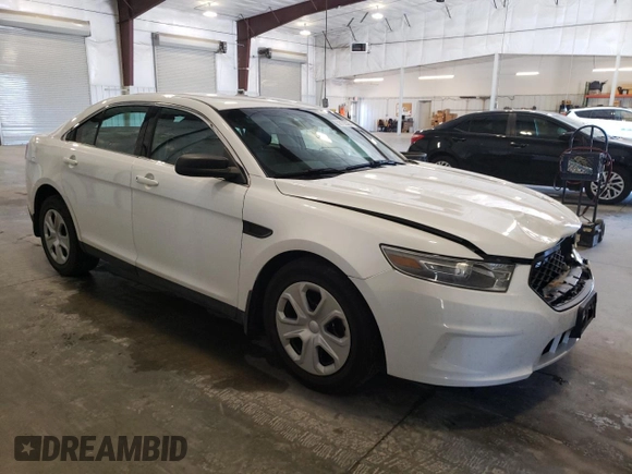2013 Ford Police Interceptor with VIN 1FAHP2M84DG124494, listed as a Copart auction lot 58102335 with 157,614 mi miles and Salvage title. Bid and sale history available at DreamBid. Image 4.
