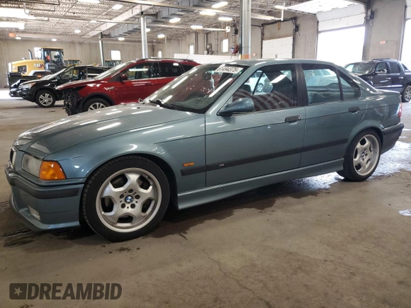1997 BMW M3 with VIN WBSCD0325VEE12385, listed as a Copart auction lot 61494375 with 131,384 mi miles and Clean title. Bid and sale history available at DreamBid. Image 1.
