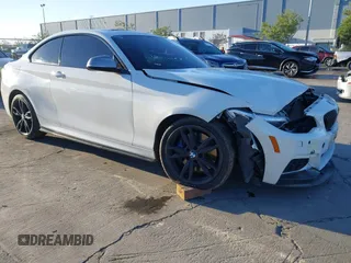 2017 BMW 2 Series M240i with VIN WBA2G1C34HV639574, listed as a IAAI auction lot 41274167 with 33,129 mi miles. Bid and sale history available at carsss.com. Image 1.