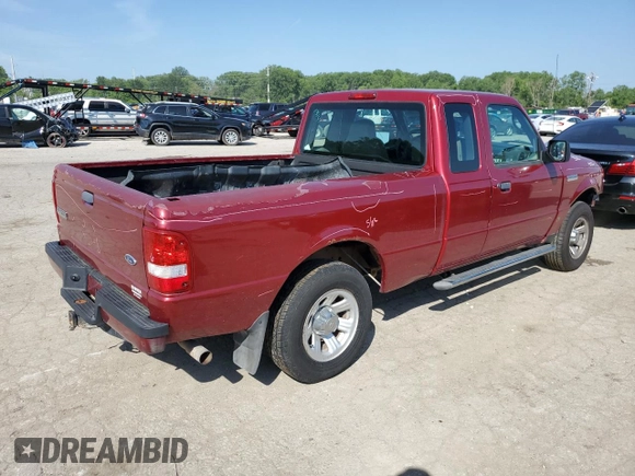 2009 Ford Ranger XLT with VIN 1FTYR44E19PA45460, listed as a Copart auction lot 59235704 with 108,636 mi miles and Salvage Title. Bid and sale history available at carsss.com. Image 3.