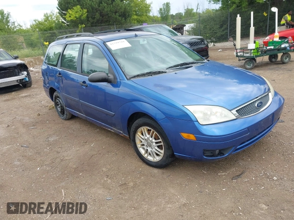 2005 Ford Focus SE with VIN 1FAFP36N05W193335, listed as a IAAI auction lot 42799768 with 110,627 mi miles and . Bid and sale history available at DreamBid. Image 1.