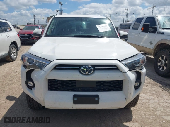 2023 Toyota 4Runner SR5 with VIN JTEMU5JR0P6128872, listed as a IAAI auction lot 42596185 with 47,867 mi miles and . Bid and sale history available at DreamBid. Image 12.