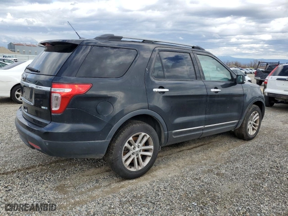 2014 Ford Explorer XLT with VIN 1FM5K8D81EGC39257, listed as a Copart auction lot 46367065 with 166,705 mi miles and Salvage Title. Bid and sale history available at carsss.com. Image 3.
