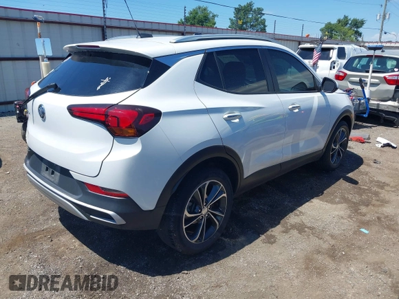 2022 Buick Encore GX Select with VIN KL4MMDS22NB110209, listed as a IAAI auction lot 42572913 with 34,527 mi miles and . Bid and sale history available at DreamBid. Image 4.