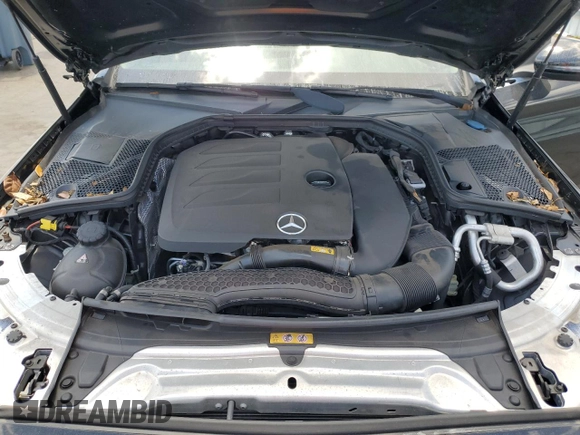 2019 Mercedes-Benz C 300 with VIN WDDWF8DB2KR482025, listed as a Copart auction lot 53960605 with 23,292 mi miles and Salvage Title. Bid and sale history available at DreamBid. Image 11.