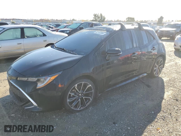 2020 Toyota Corolla Hatchback XSE with VIN JTNC4RBE7L3099400, listed as a Copart auction lot 82152384 with 60,695 mi miles and Salvage Title. Bid and sale history available at carsss.com. Image 1.