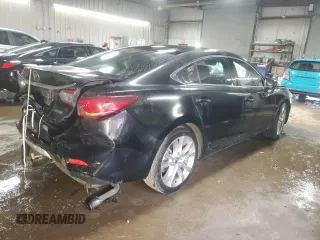 2014 Mazda Mazda6 i Touring with VIN JM1GJ1T54E1104775, listed as a Copart auction lot 52628195 with 198,258 mi miles and Salvage Title. Bid and sale history available at carsss.com. Image 3.