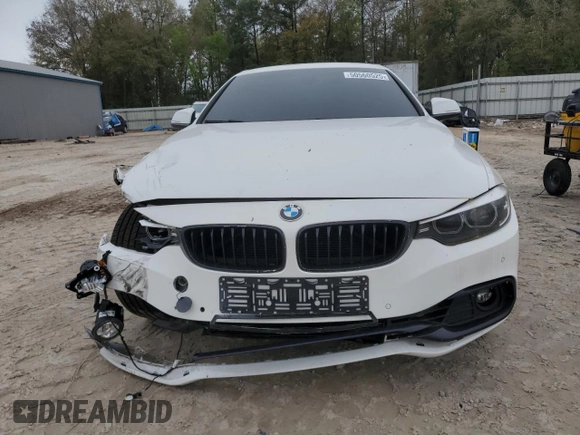 2018 BMW 4 Series 430i with VIN WBA4Z1C51JEC72744, listed as a Copart auction lot 50560525 with 73,829 mi miles and Salvage Title. Bid and sale history available at carsss.com. Image 5.