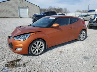 2013 Hyundai Veloster w/Black Int with VIN KMHTC6AD9DU118549, listed as a Copart auction lot 48286795 with 151,485 mi miles and Salvage Title. Bid and sale history available at carsss.com. Image 1.