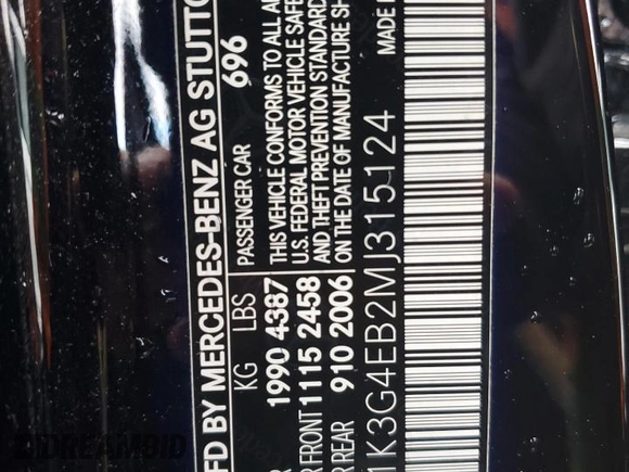 2021 Mercedes-Benz A 220 with VIN W1K3G4EB2MJ315124, listed as a Copart auction lot 87285244 with 26,914 mi miles and Salvage Title. Bid and sale history available at DreamBid. Image 13.