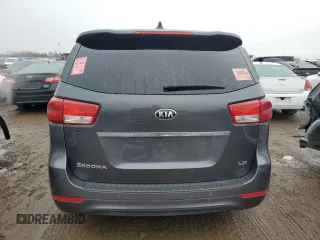 2016 Kia Sedona LX with VIN KNDMB5C1XG6119811, listed as a Copart auction lot 48228105 with 120,748 mi miles and Clean Title. Bid and sale history available at carsss.com. Image 6.