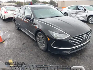 2021 Hyundai Sonata Hybrid SEL with VIN KMHL34JJ2MA026470, listed as a IAAI auction lot 41786171 with 40,157 mi miles. Bid and sale history available at carsss.com. Image 1.