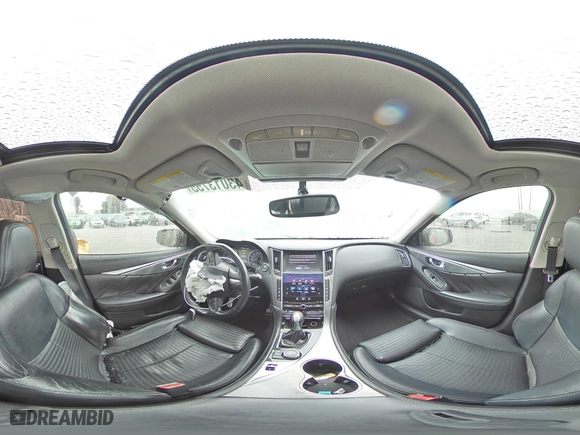 2016 Infiniti Q50 3.0t Red Sport 400 with VIN JN1FV7AP0GM421108, listed as a Copart auction lot 43013755 with NaN miles and Salvage Title. Bid and sale history available at carsss.com. Image 12.