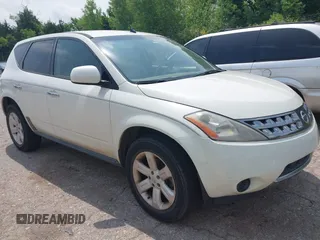 2006 Nissan Murano SL z VIN JN8AZ08W06W504397, wystawiony jako IAAI lot #42302220 z przebiegiem 147 800 mil mil oraz . Historia ofert i sprzedaży dostępna na DreamBid. Obrazek 1.