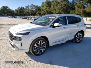 2022 Hyundai Santa Fe Calligraphy with VIN 5NMS54AL2NH422370, listed as a Copart auction lot 71980322 with 11,053 mi miles. Bid and sale history available at carsss.com. Image 1.
