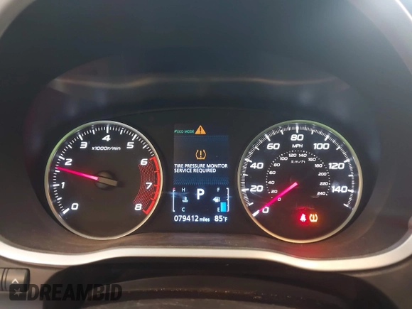 2020 Mitsubishi Eclipse Cross LE with VIN JA4AS4AA0LZ030395, listed as a IAAI auction lot 42582412 with 79,412 mi miles and . Bid and sale history available at DreamBid. Image 7.