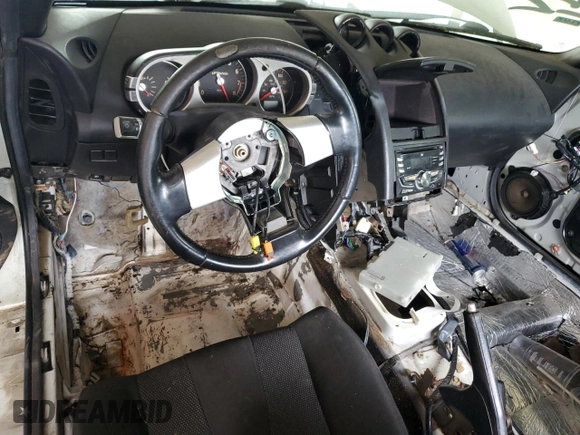2006 Nissan 350Z with VIN JN1AZ34D56M309072, listed as a Copart auction lot 58724525 with Not provided miles and Salvage title. Bid and sale history available at DreamBid. Image 8.